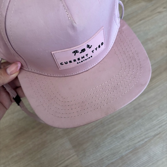 Current Tyed Classic Waterproof Snapback Hat in Blush - Picture 3 of 7